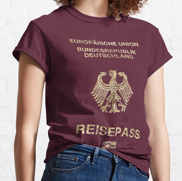 German Passport Vintage Classic T-Shirt