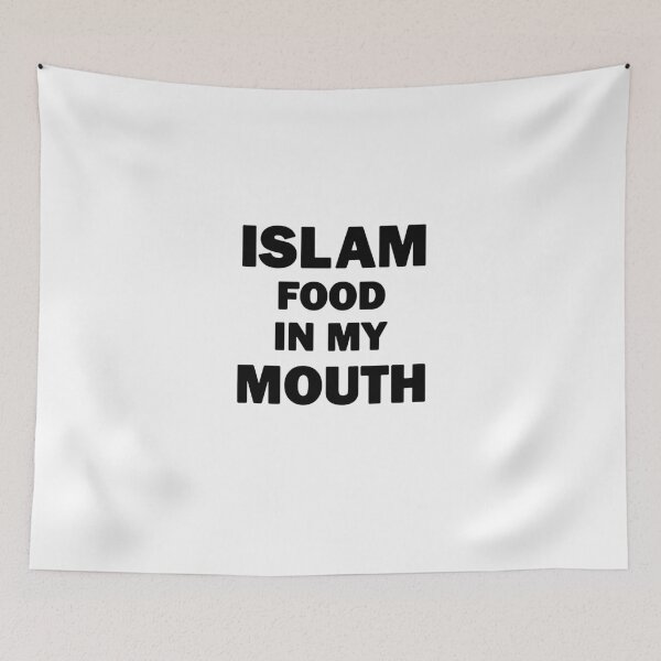 Item preview, Islam Food In My Mouth designed and sold by bebopboop.