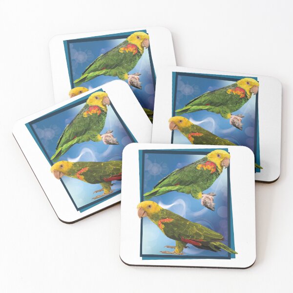 Item preview,  yellow-headed parrot designed and sold by obscurite.