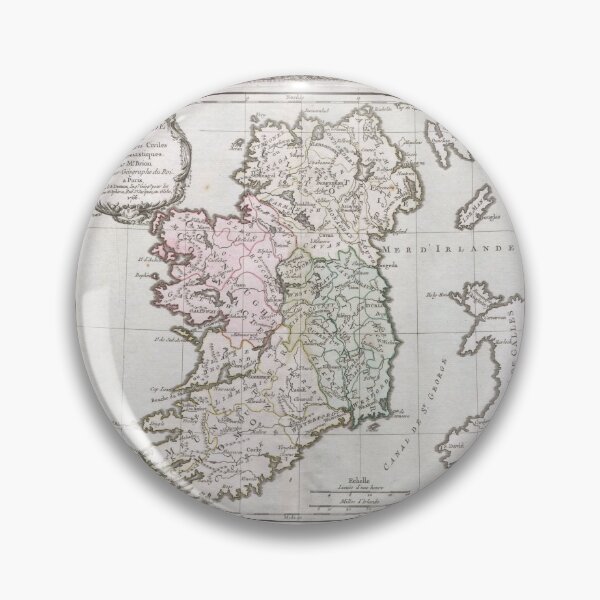 Item preview, Vintage map of Ireland designed and sold by Pajs.