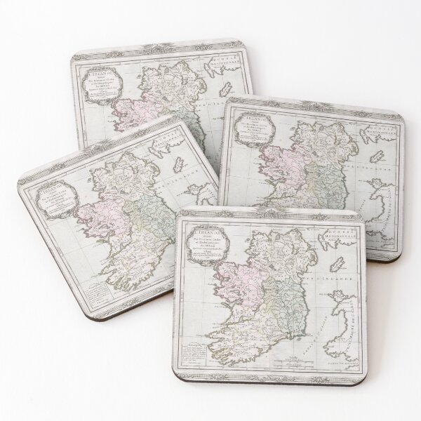 Item preview, Vintage map of Ireland designed and sold by Pajs.