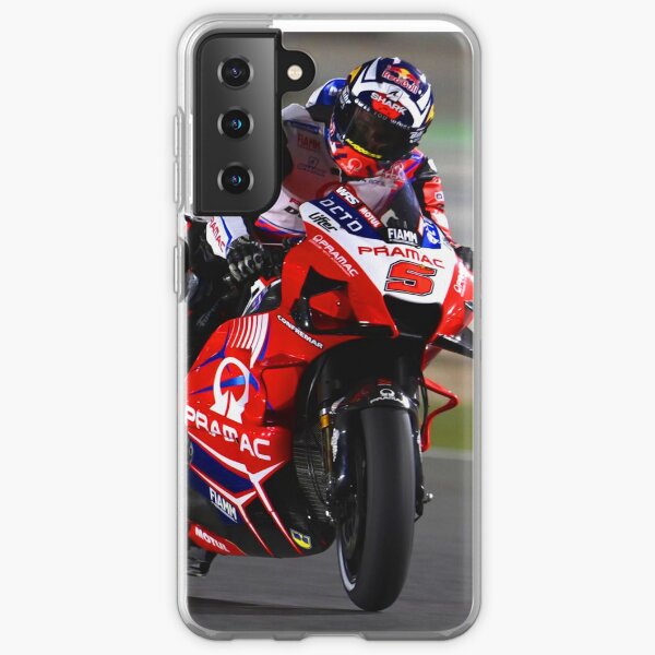 Johann Zarco pilote sa moto MotoGP 2021 Coque souple Samsung Galaxy