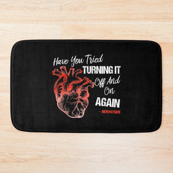 Item preview, Have You Tried Turning It Off And On Again Heart Adenosines designed and sold by Dressed For  Duty.