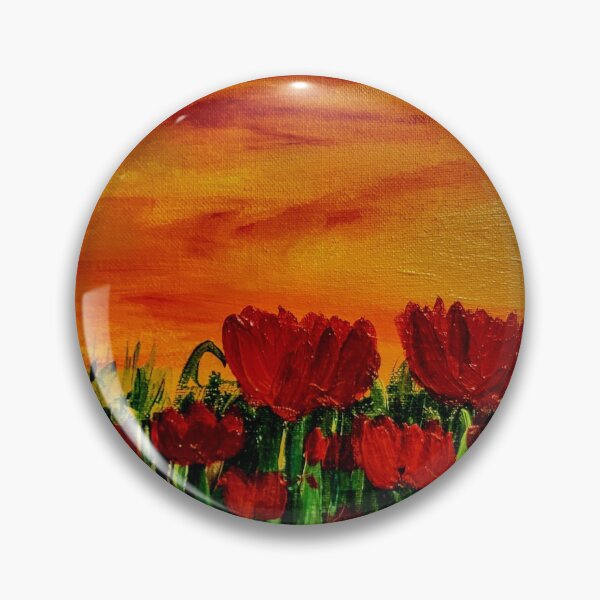Item preview, poppy's in  field at dawn designed and sold by kkartwork.