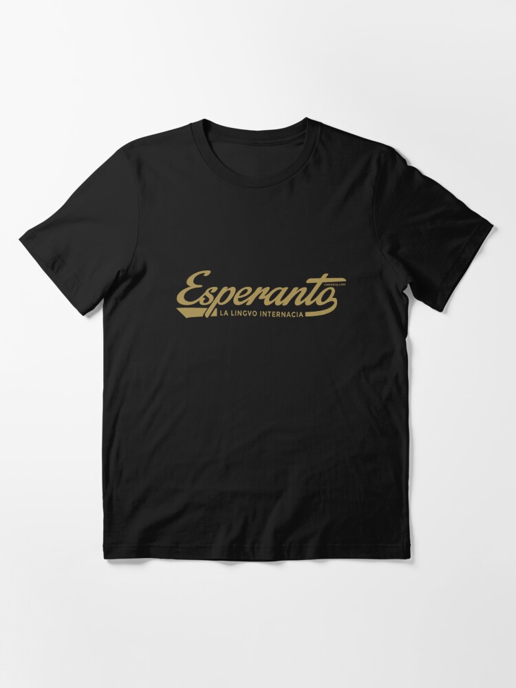 Alternate view of Esperanto, La Lingvo Internacia Essential T-Shirt