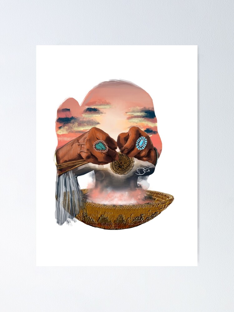 &ldquo;Navajo Basket " Poster by dgtutt89 | Redbubble