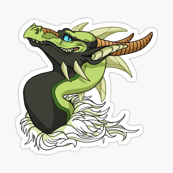 Clever dragon Sticker