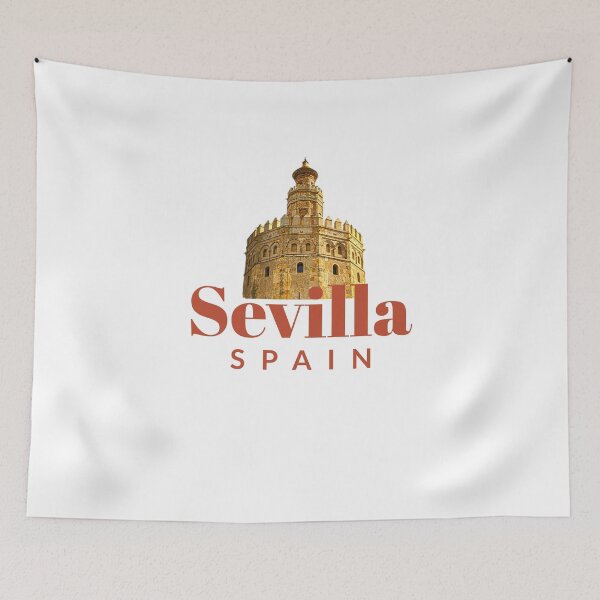 Item preview, Seville Sevilla Spain best os Spain visit torre del oro  designed and sold by Tropical Blood.