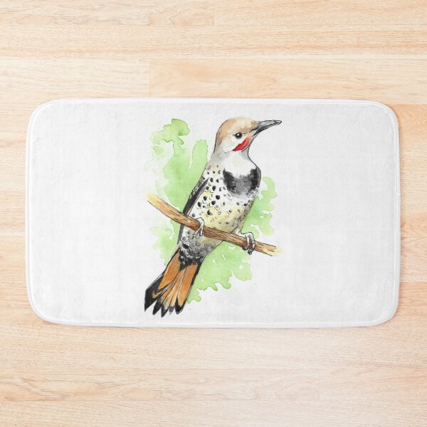 Item preview, Watercolor Northern Flicker Woodpecker designed and sold by BlackGoatPrints.