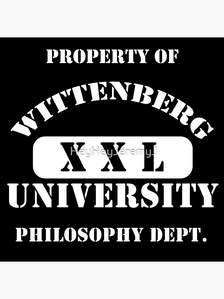 "Wittenberg University Gear" Poster for Sale by HeyHeyJeremyJ Redbubble