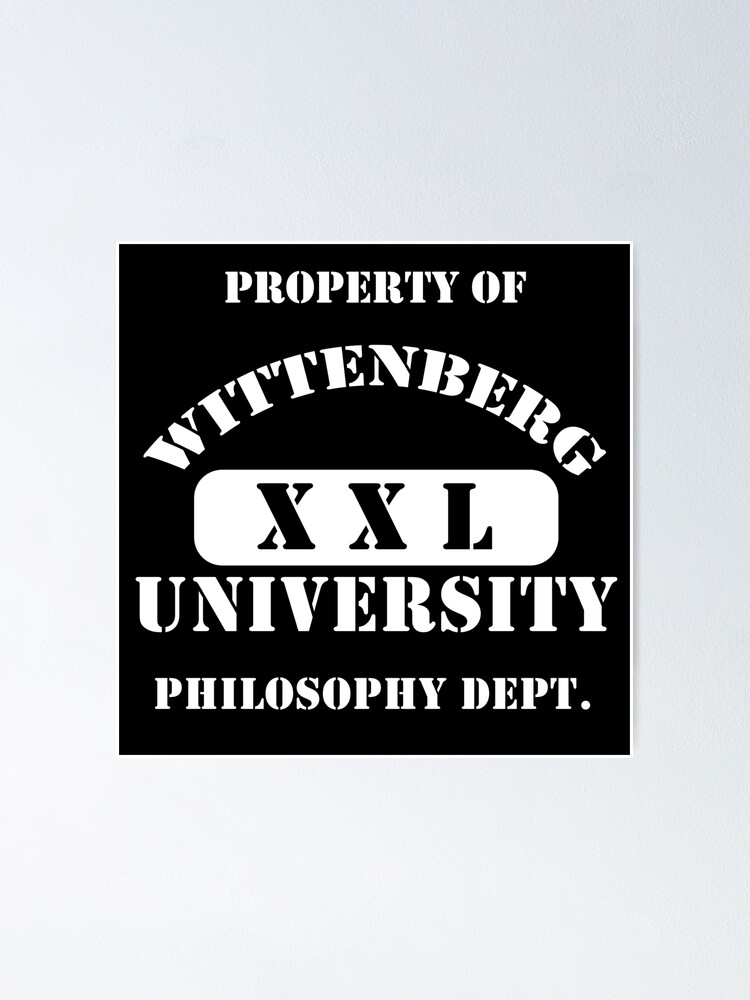 "Wittenberg University Gear" Poster for Sale by HeyHeyJeremyJ Redbubble