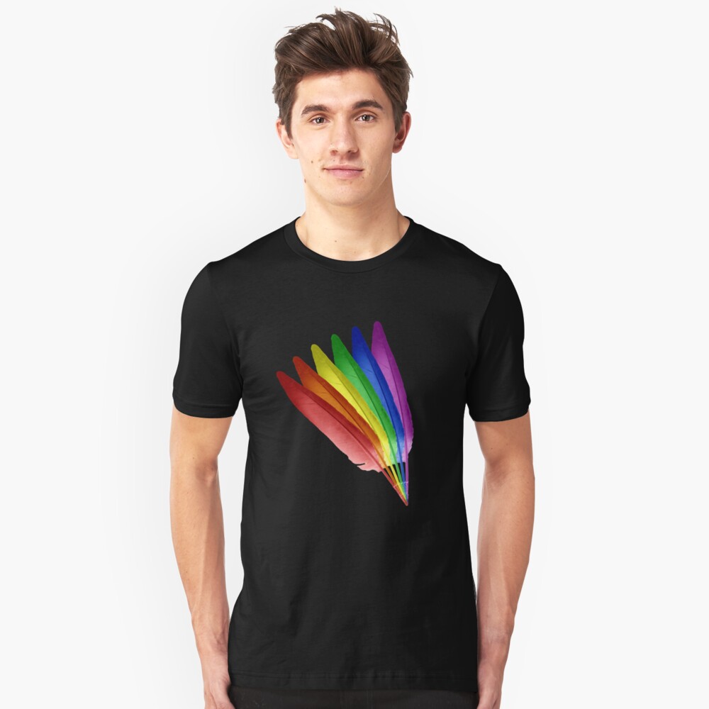 Feathered Pride Slim Fit T-Shirt