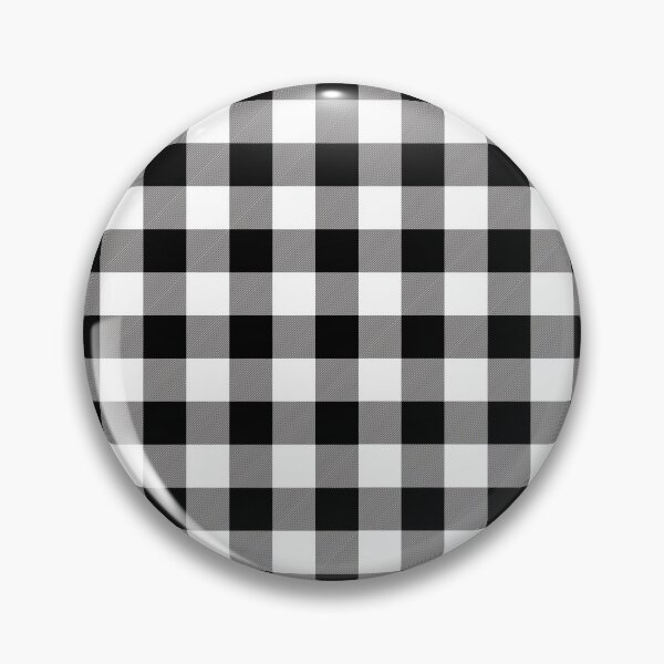 Item preview, White and Black Buffalo plaid lumberjack plaid designed and sold by BLMcreations.