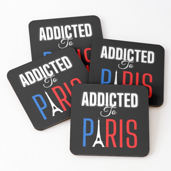 Item preview, Addicted To Paris Quote designed and sold by Kolori.