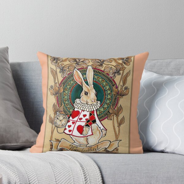 Item preview, wonderland white rabbit designed and sold by Petitelulu.