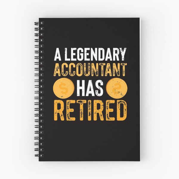 Item preview, A Legendary Accountant Has Retired designed and sold by MagicSD Designs.