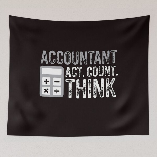 Item preview, Accountant Act Count Think designed and sold by MagicSD Designs.