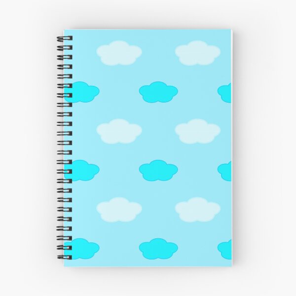 Item preview, Fluffy Cloud Pattern in Light Blue designed and sold by Kelly Leung.