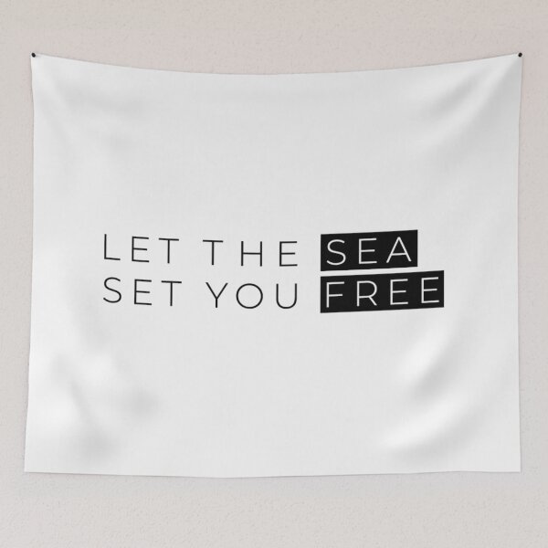 Item preview, Let The Sea Set You Free Design designed and sold by Ali Guermat.