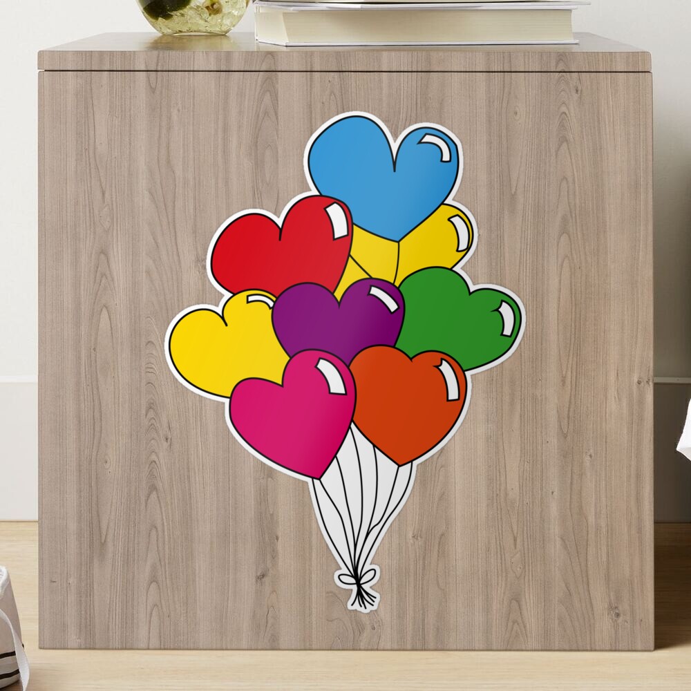 Heart Balloon Suncatcher Sticker – My Sparkling Emporium