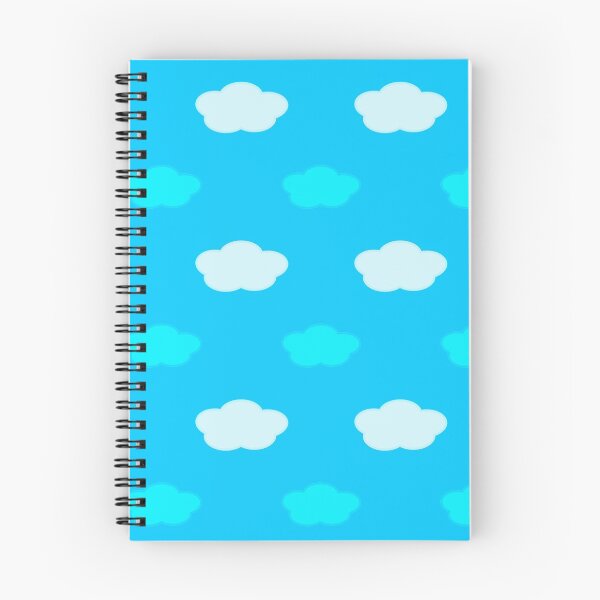 Item preview, Fluffy Cloud Pattern in Blue designed and sold by Kelly Leung.