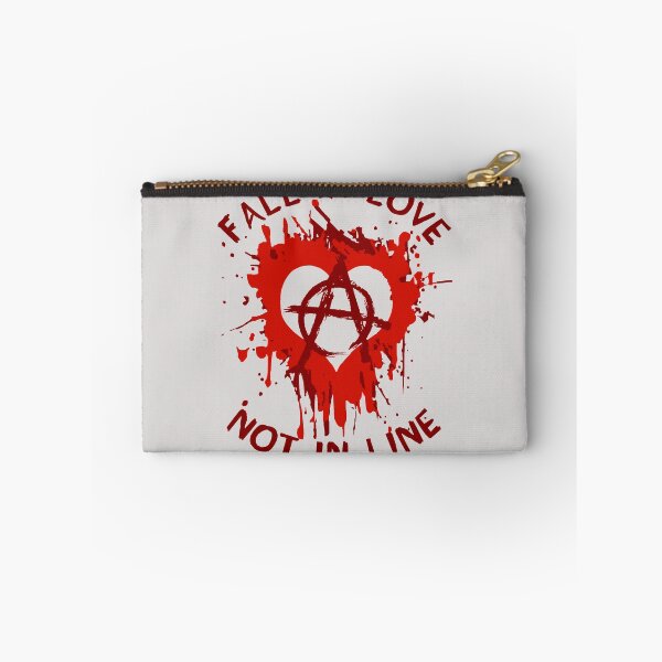 Item preview, Fall In Love Not In Line - Anarchist, Graffiti, Art designed and sold by SpaceDogLaika.