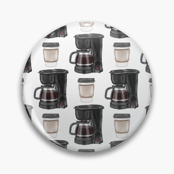 Item preview, Coffee Pot and Paper Cup - White designed and sold by HB Loves Crafts.