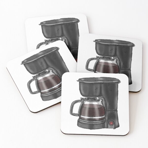 Item preview, Coffee Pot and Paper Cup - White designed and sold by HB Loves Crafts.