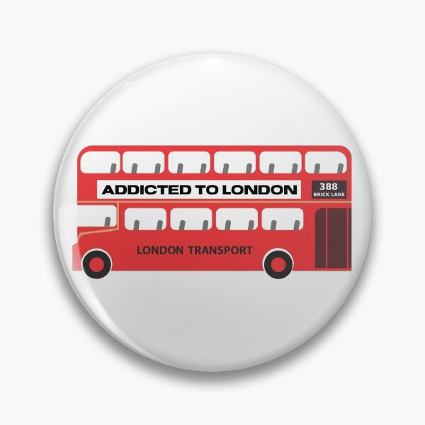 Item preview, Addicted To London Bus designed and sold by WhimsicaliTee.