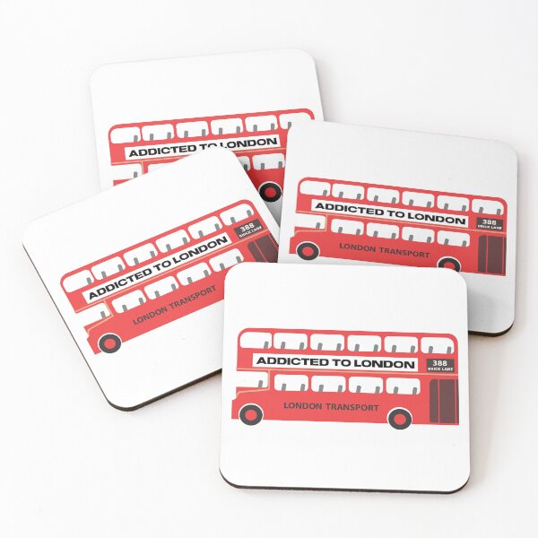 Item preview, Addicted To London Bus designed and sold by WhimsicaliTee.