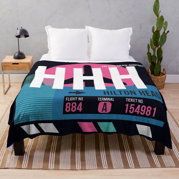 Item preview, Hilton Head, South Carolina (HHH) Airport Code Baggage Tag designed and sold by SLAG-Creative.