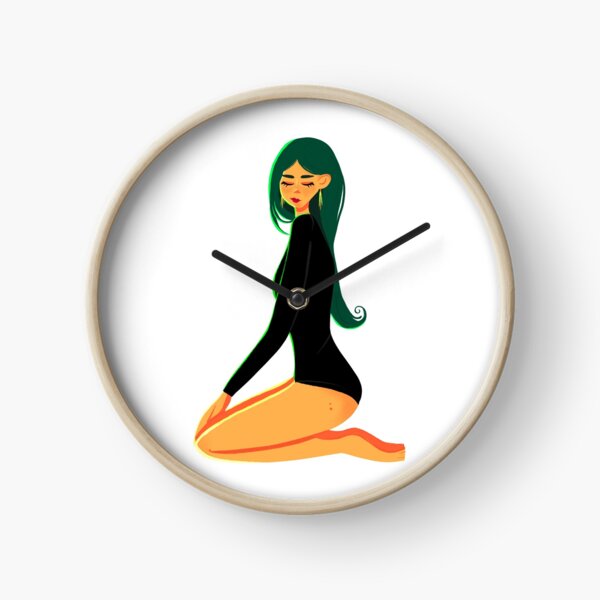 Item preview, Yoga Girl With Green Hair designed and sold by Kalea Clark.