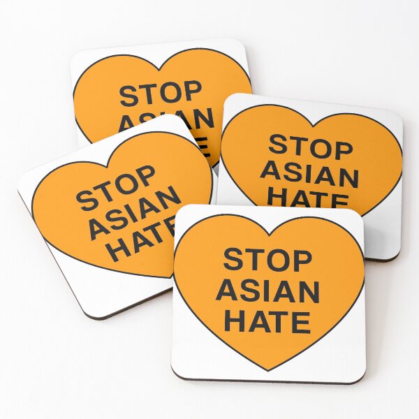 Item preview, stop asian hate heart designed and sold by pikafelix.