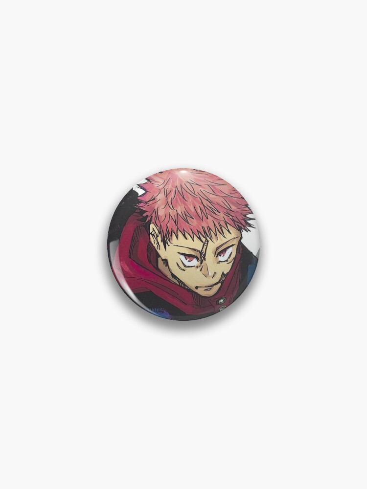 Jujutsu Kaisen Yuji Itadori Button Anime Pins