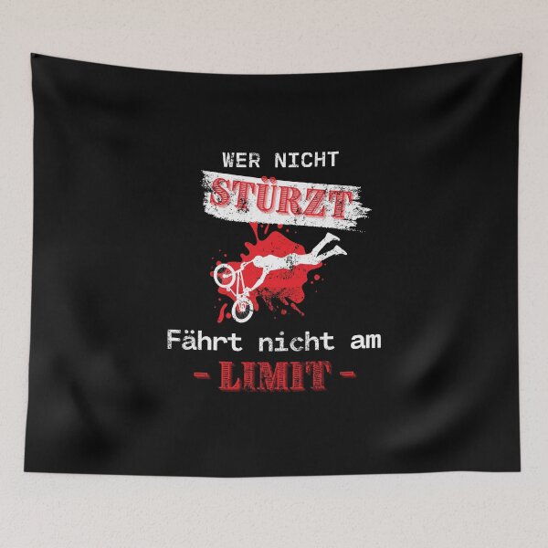 Item preview, Wer nicht Stürzt fährt nicht am Limit designed and sold by Aedrikan.