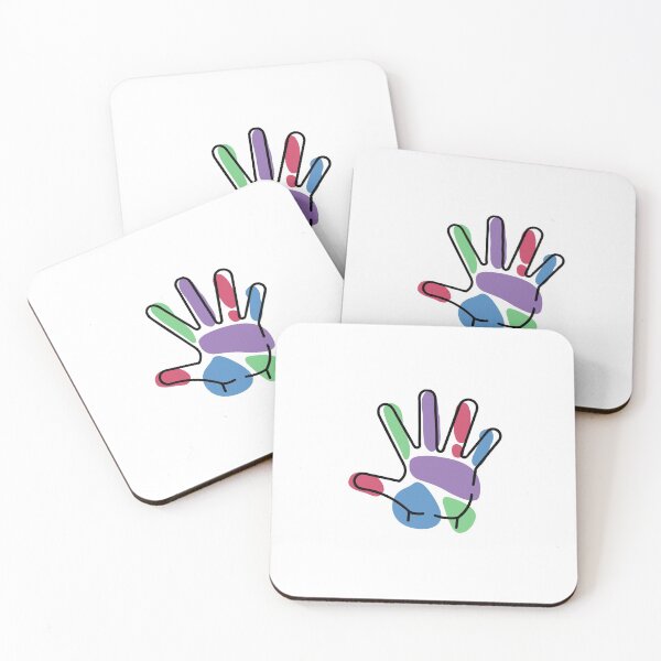 Item preview, Colourful baby handprint - Simple designed and sold by BMKrolik.