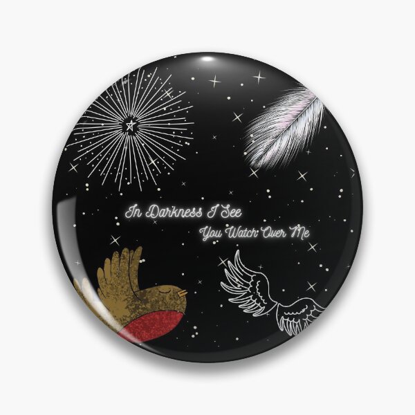 Item preview, In Darkness I See You Watch Over Me - Feather, Robin, Star designed and sold by Imemewell.
