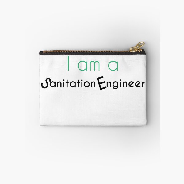 Item preview, sanitation engineer designed and sold by MHDesignstore.