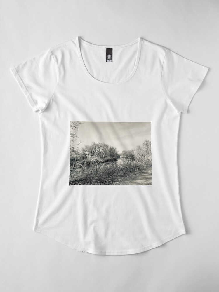 Alternate view of Wildlife and Landscape Premium Scoop T-Shirt