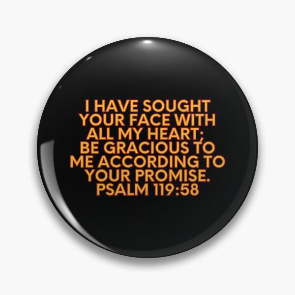 Item preview, Bible Verse Psalm 119:58 designed and sold by Prayingwarrior.