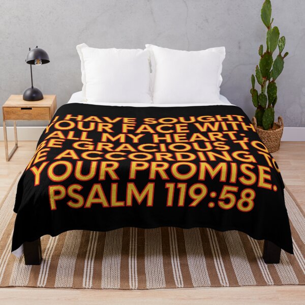 Item preview, Bible Verse Psalm 119:58 designed and sold by Prayingwarrior.