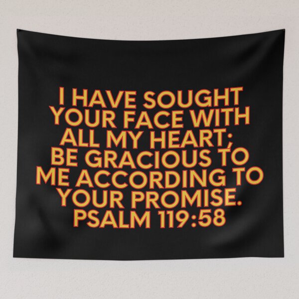 Item preview, Bible Verse Psalm 119:58 designed and sold by Prayingwarrior.