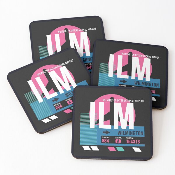 Item preview, Wilmington, North Carolina (ILM) Airport Code Baggage Tag designed and sold by SLAG-Creative.