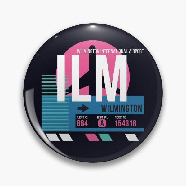 Item preview, Wilmington, North Carolina (ILM) Airport Code Baggage Tag designed and sold by SLAG-Creative.
