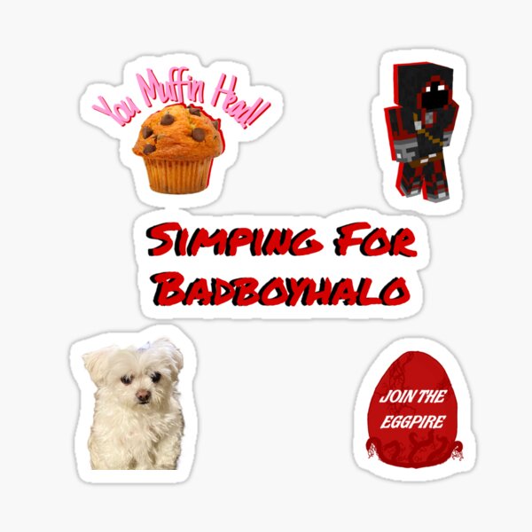 Simping For Jschlatt Sticker for Sale by dannielambriz