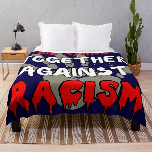 Item preview, We stand together against racism - red and white dripping paint font designed and sold by Try-It.