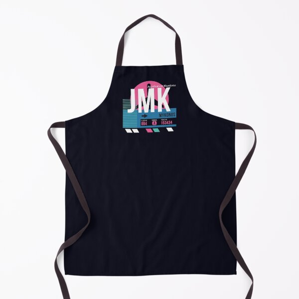 Item preview, Mykonos, Greece (JMK) Airport Code Baggage Tag designed and sold by SLAG-Creative.