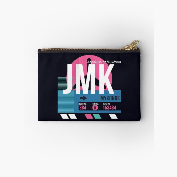 Item preview, Mykonos, Greece (JMK) Airport Code Baggage Tag designed and sold by SLAG-Creative.