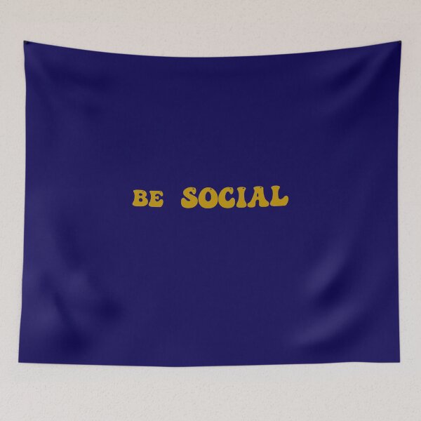 Item preview, be social designed and sold by AgapeStreetwear.