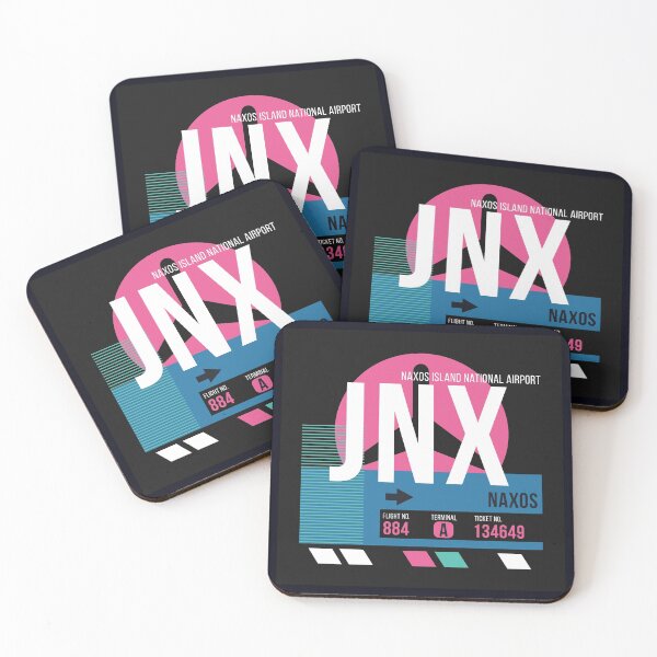 Item preview, Naxos, Greence (JNX) Airport Code Baggage Tag designed and sold by SLAG-Creative.